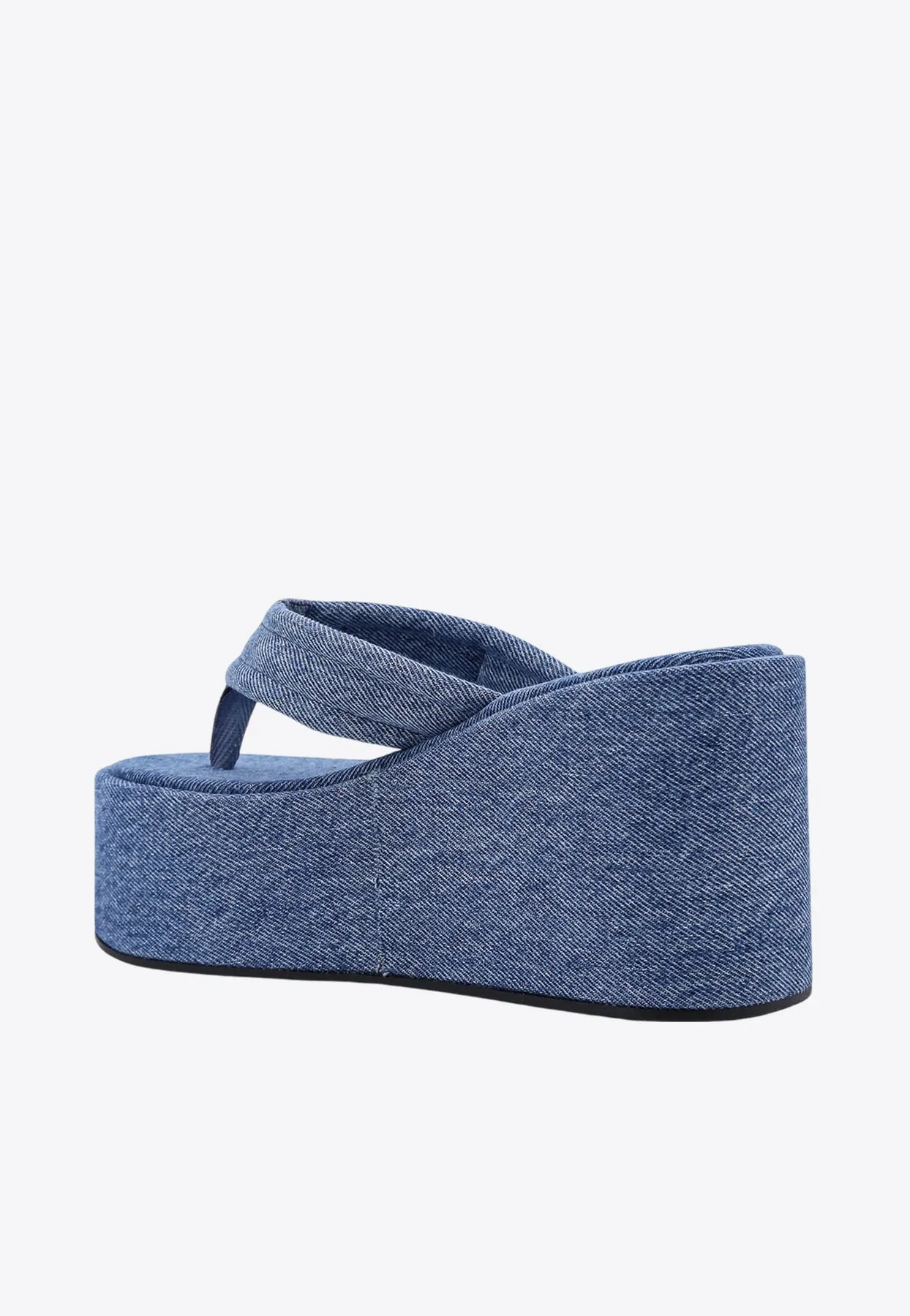 95 Denim Flatform Wedge Sandals
