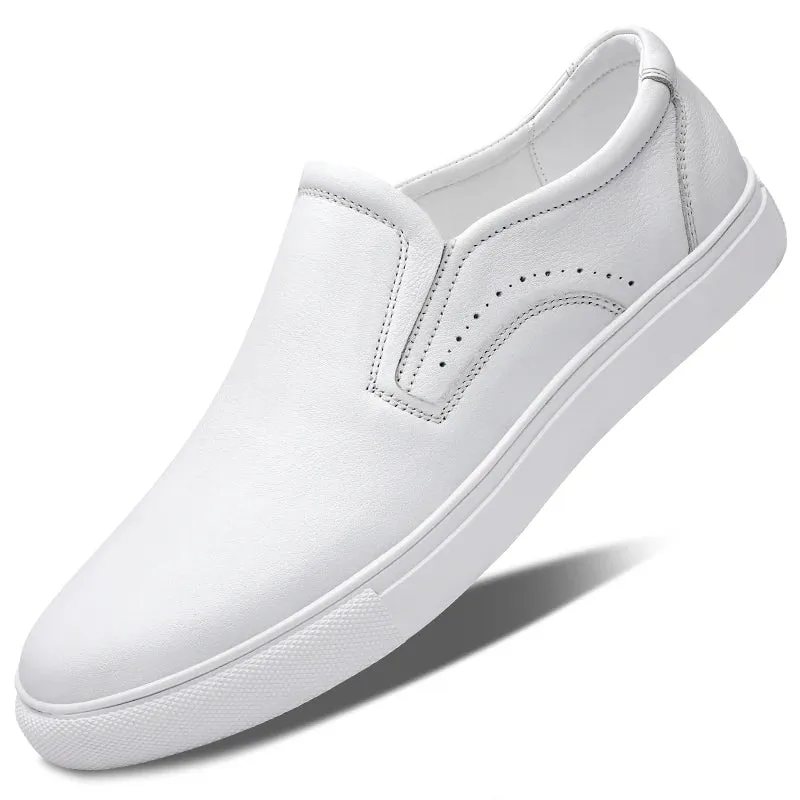 Aidase Italian Genuine Leather Men Loafers New Wedding Dress Casual Shoes Moccasins Slip On Driving Shoes High-end Formal Male Footwear