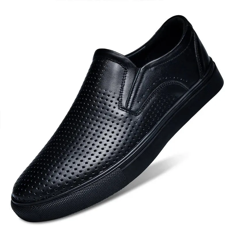 Aidase Italian Genuine Leather Men Loafers New Wedding Dress Casual Shoes Moccasins Slip On Driving Shoes High-end Formal Male Footwear
