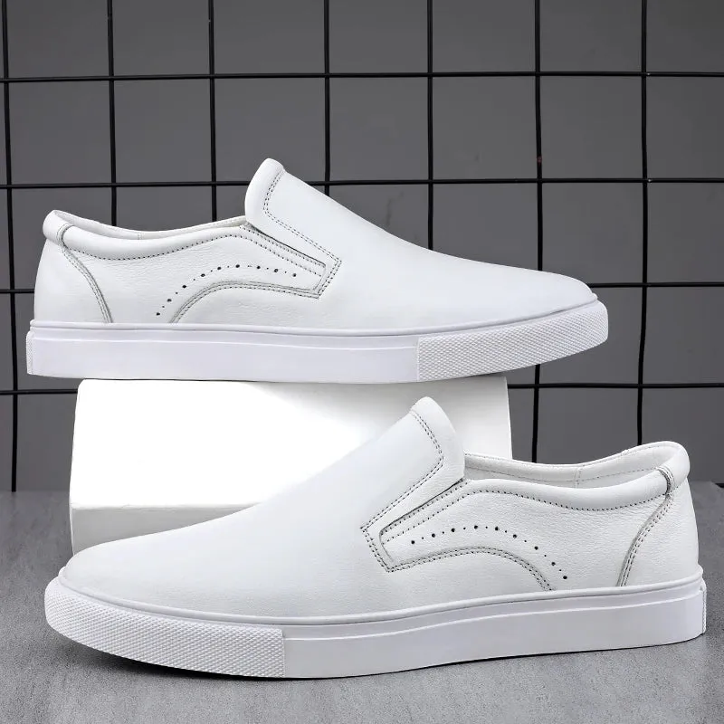 Aidase Italian Genuine Leather Men Loafers New Wedding Dress Casual Shoes Moccasins Slip On Driving Shoes High-end Formal Male Footwear