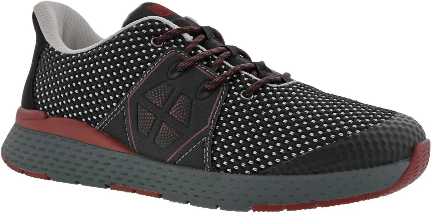 Drew Mens Perform, Lightweight Comfort Athletic Shoe with Slip Resistant Sole