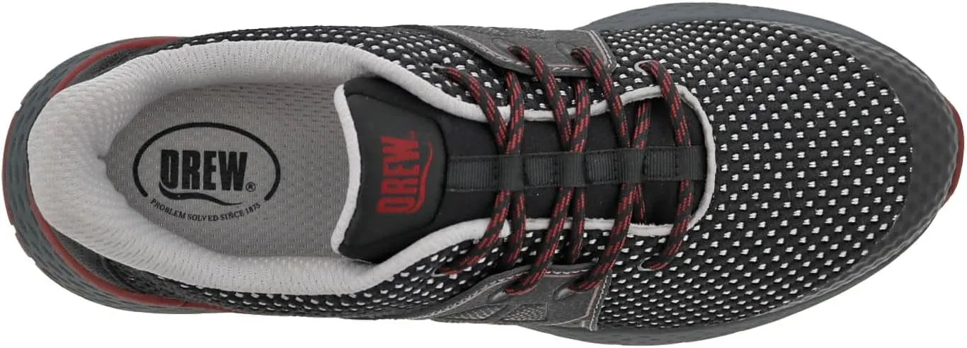 Drew Mens Perform, Lightweight Comfort Athletic Shoe with Slip Resistant Sole