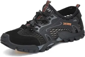FLARUT Men's Sandals Barefoot Hiking Shoes Quick Dry Breathable Mesh Lightweight Outdoor Training Water Walking Shoes