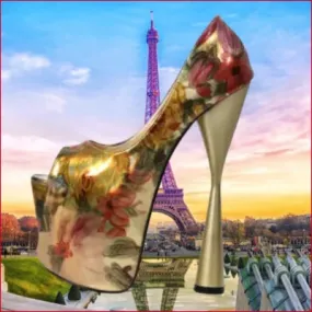 Handmade High Heels Plus Size Stilettos with Spurs