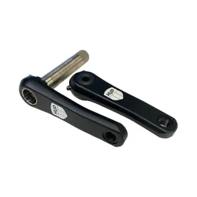 HUP 2-Piece Cranks: hollow axle (3-bolt DM) short cranks