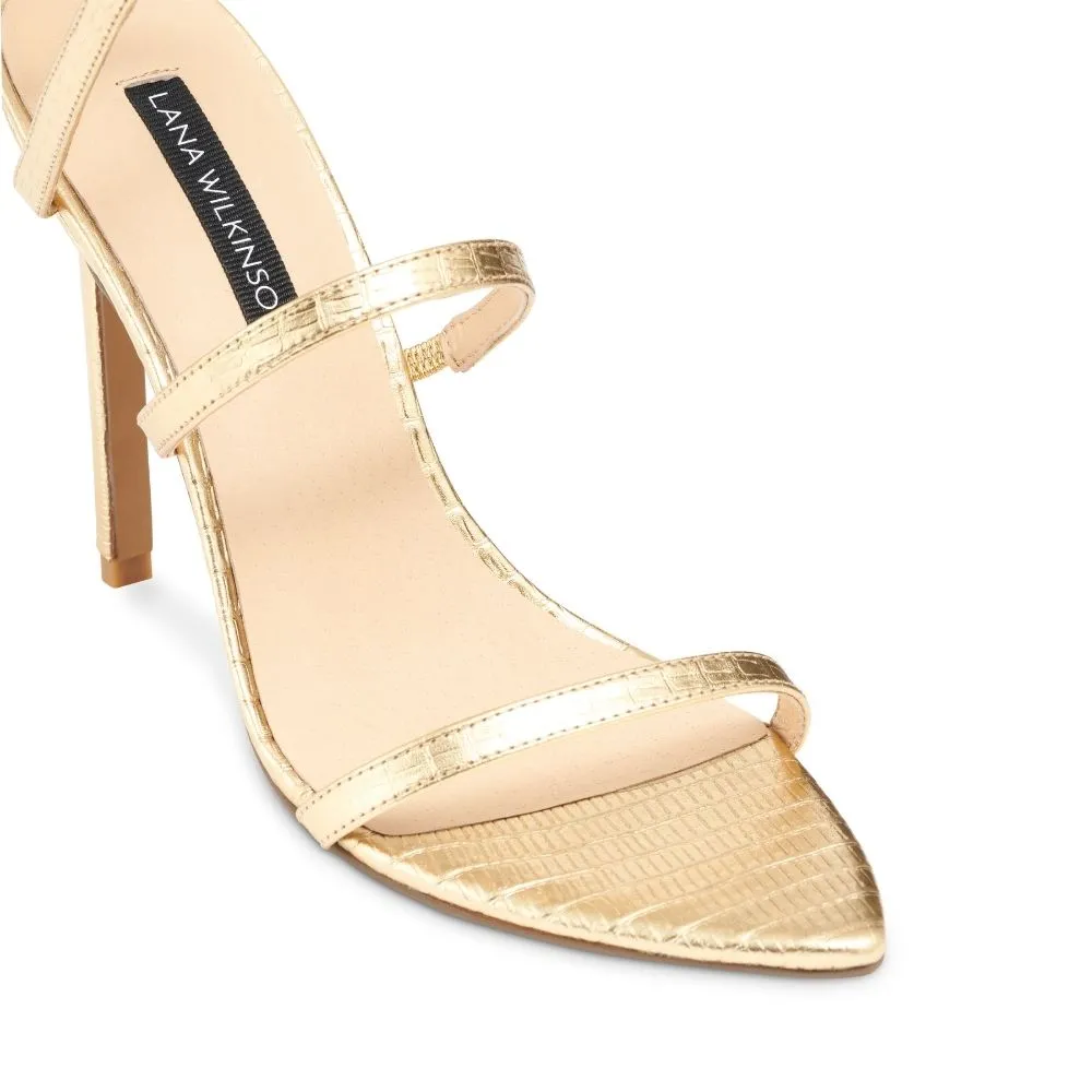 Simone Sandal Gold Metallic