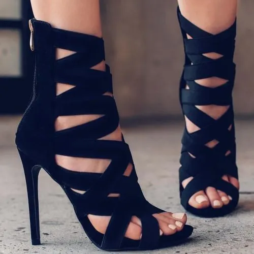 Strapped Heels